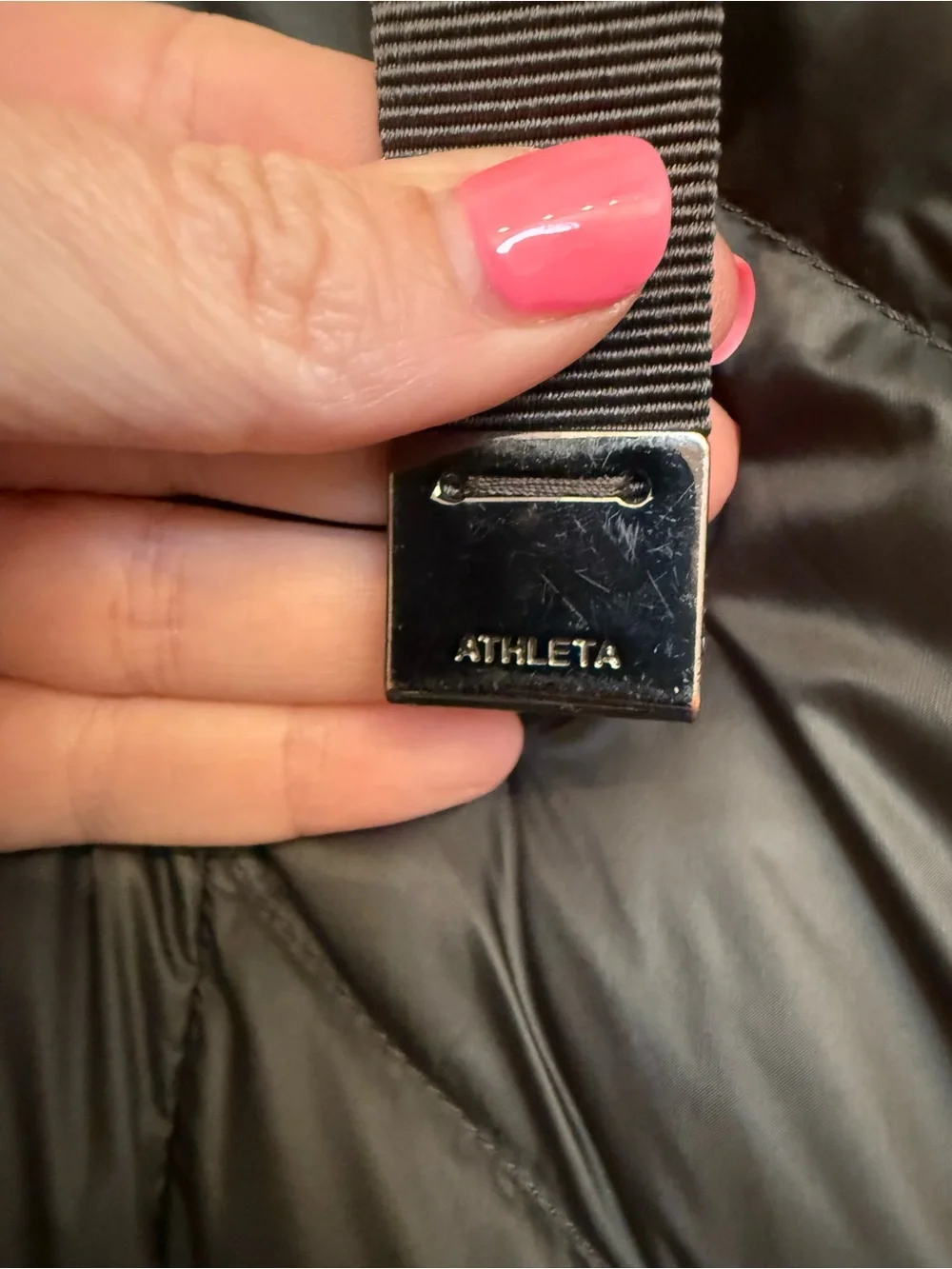 Athleta Banner Peak Down Jacket Arbor Olive Puffer Coat XXS - Picture 8 of 10
